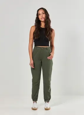 Calça Jogger Em Sarja Com Elástico