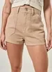 Short Em Sarja Caqui Utilitário