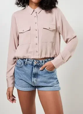 Camisa Manga Longa Com Elástico