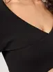 Vestido Em Tricô Preto 2 Em 1