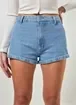 Short Jeans Hot Pants De Cintura Alta