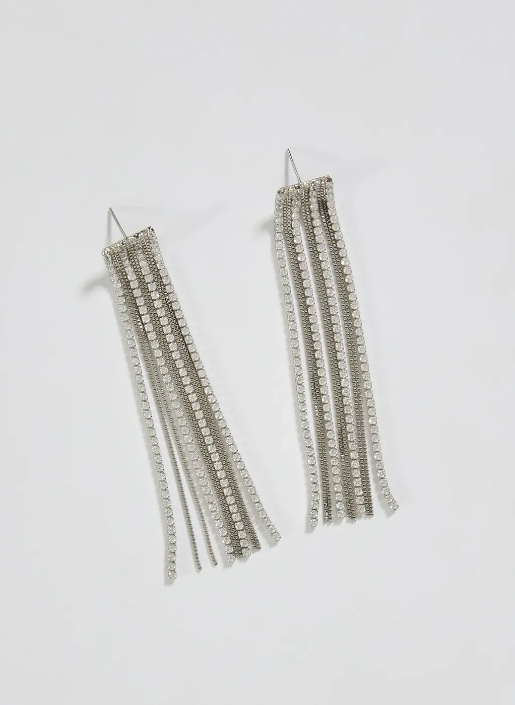 Brinco Franja De Strass