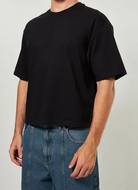 Camiseta Manga Curta Cropped