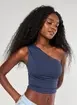 Blusa Ombro Único Em Poliamida