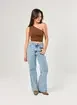 Blusa Ombro Único Em Poliamida