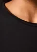 Blusa De Manga Curta Em Algodão