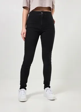 Calça Jeans Skinny Básica Com Elastano