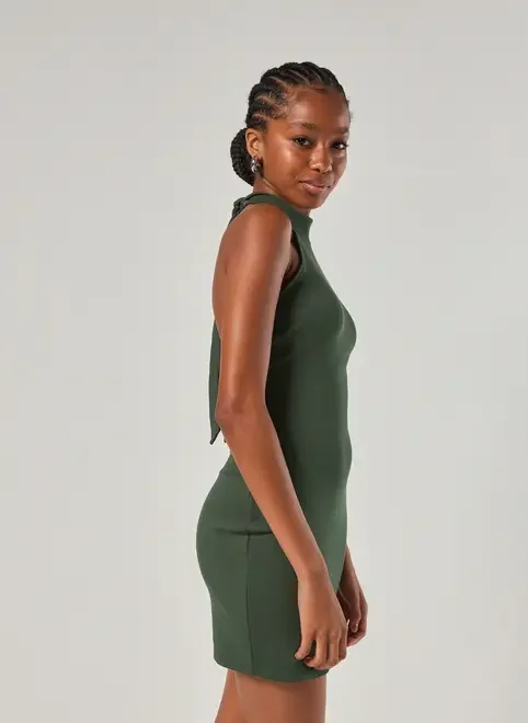 Vestido Curto Com Amarração