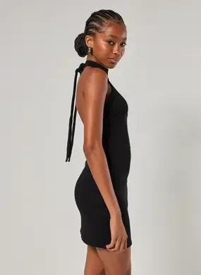 Vestido Curto Com Amarração