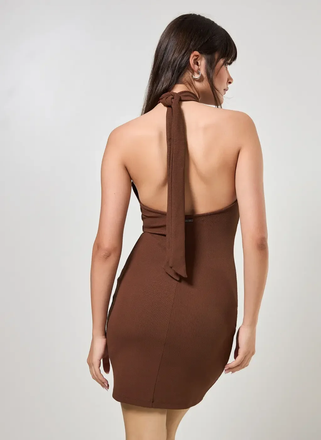 Vestido Curto Com Amarração