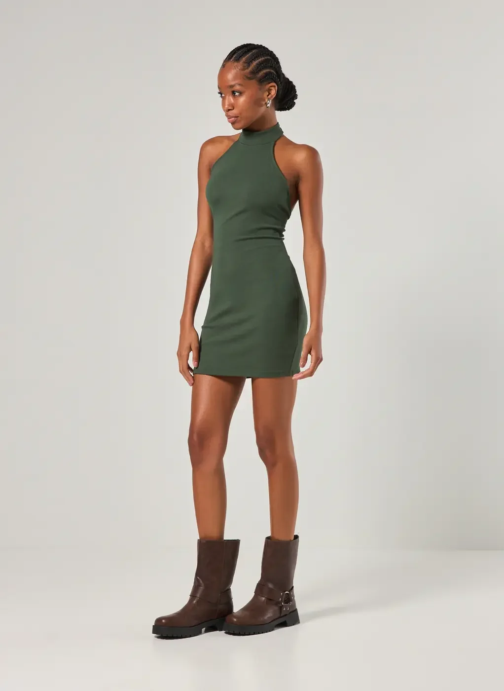 Vestido Curto Com Amarração