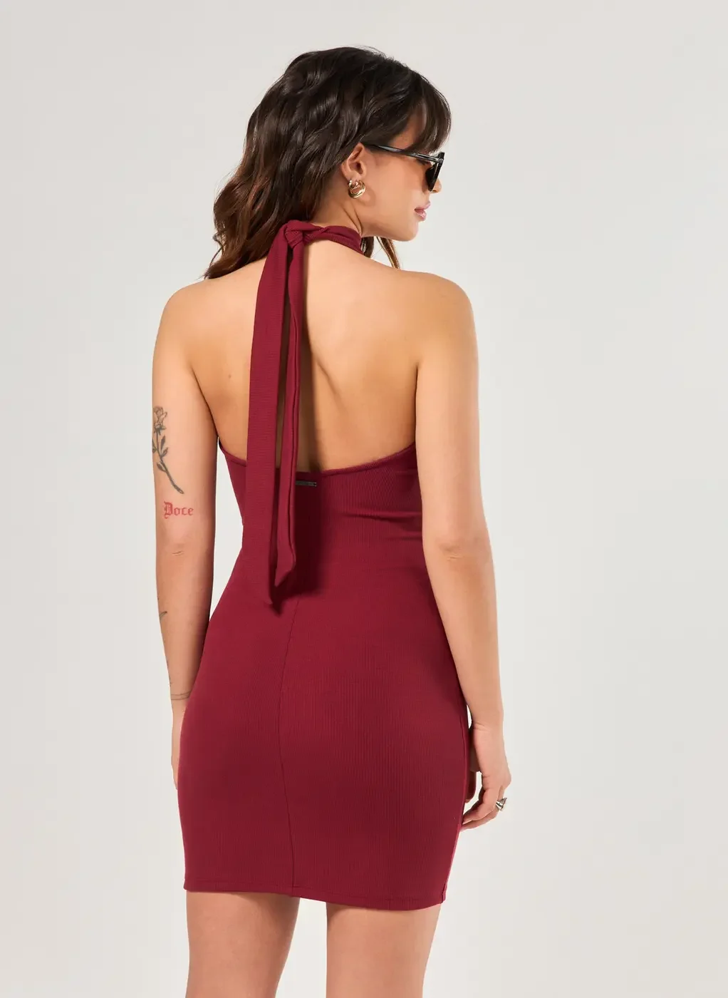 Vestido Curto Com Amarração