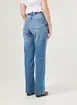 Calça Wide Leg Jeans De Cintura Alta