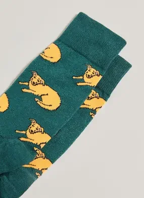 Meia Verde Vira-Lata Caramelo