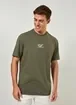 Camiseta Box Verde Militar Estampa