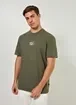 Camiseta Box Verde Militar Estampa