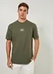 Camiseta Box Verde Militar Estampa