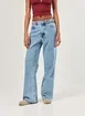 Calça Wide Leg Jeans Cintura Média