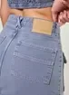 Saia Cargo Em Sarja Azul