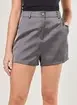 Short Em Cetim Chumbo