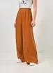 Calça Pantalona Em Tecido