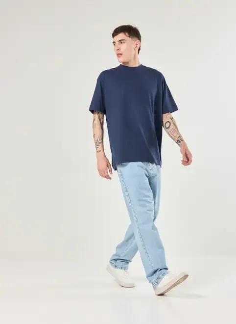 Camiseta Relaxed De Manga Curta