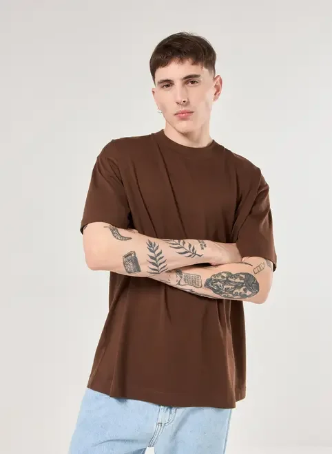 Camiseta Relaxed De Manga Curta