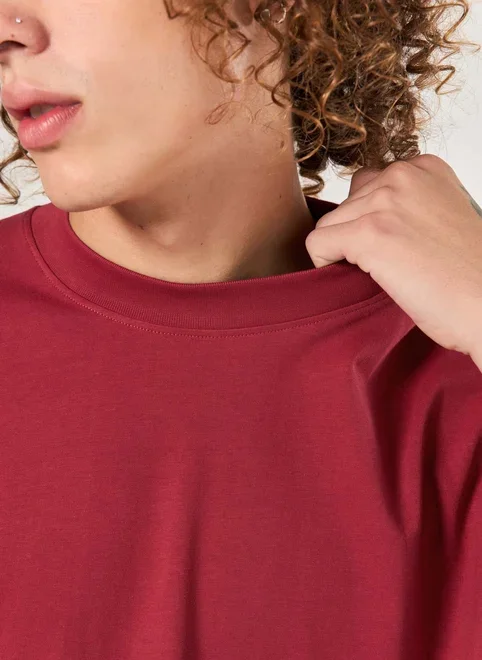 Camiseta Relaxed De Manga Curta