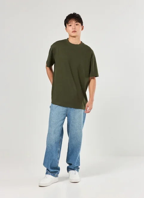 Camiseta Relaxed De Manga Curta