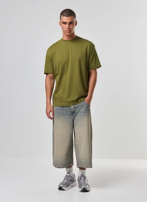 Camiseta Relaxed De Manga Curta