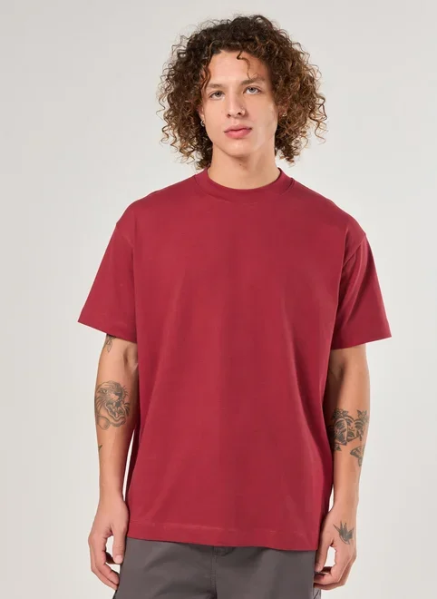 Camiseta Relaxed De Manga Curta