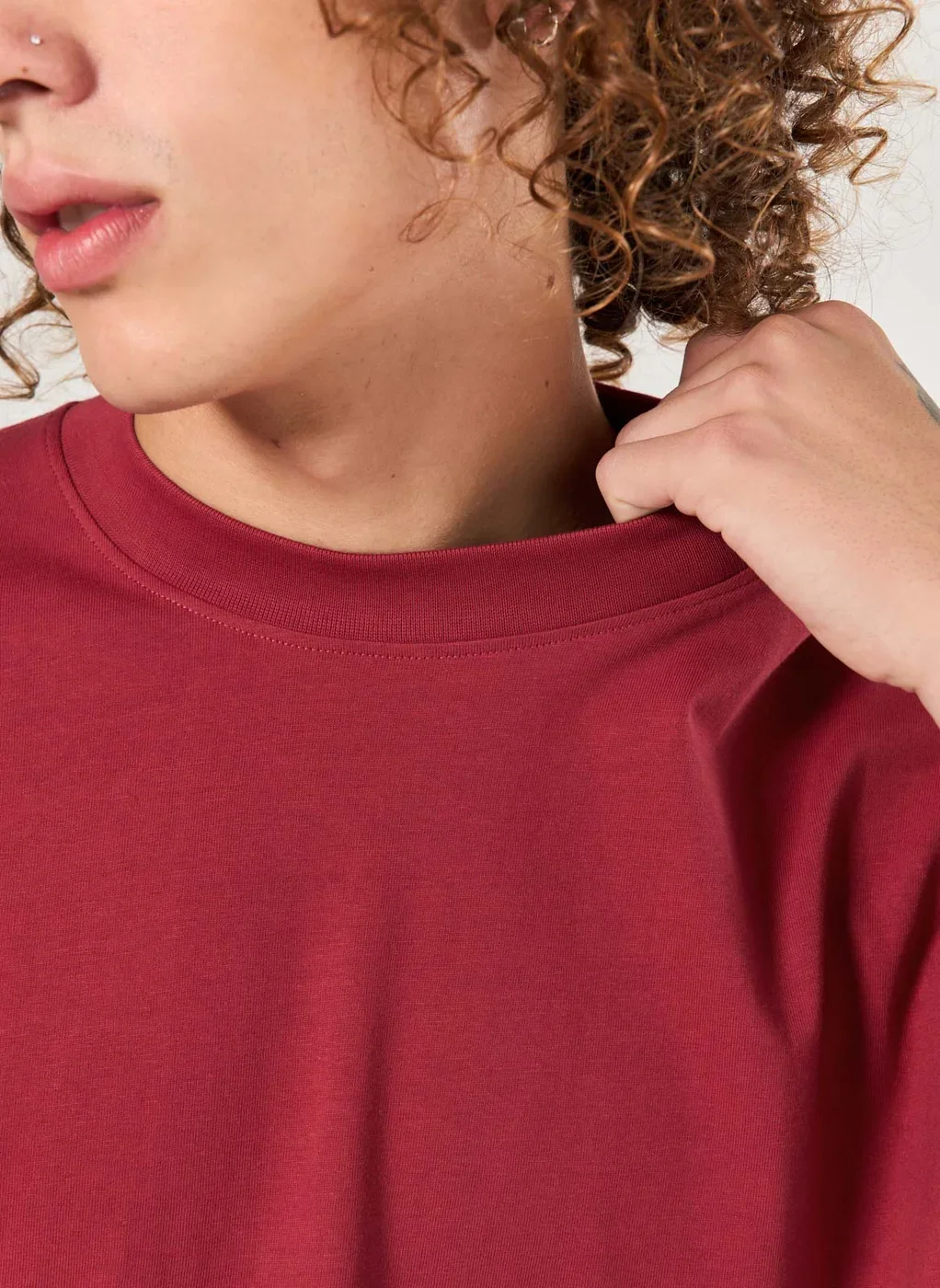 Camiseta Relaxed De Manga Curta