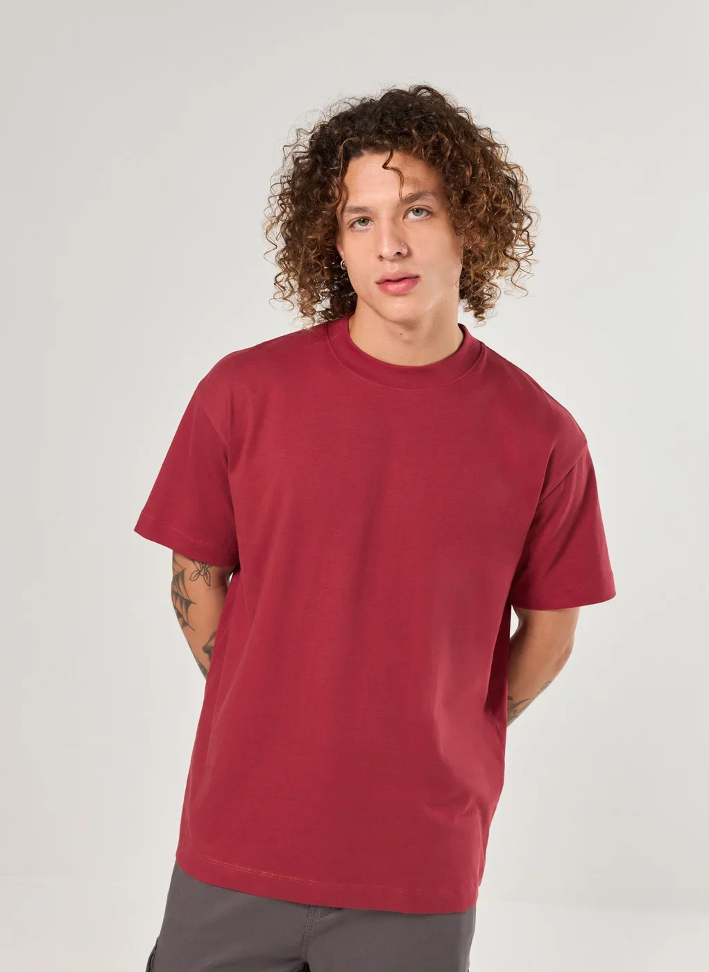 Camiseta Relaxed De Manga Curta