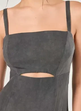 Vestido Midi Em Tecido Estonado
