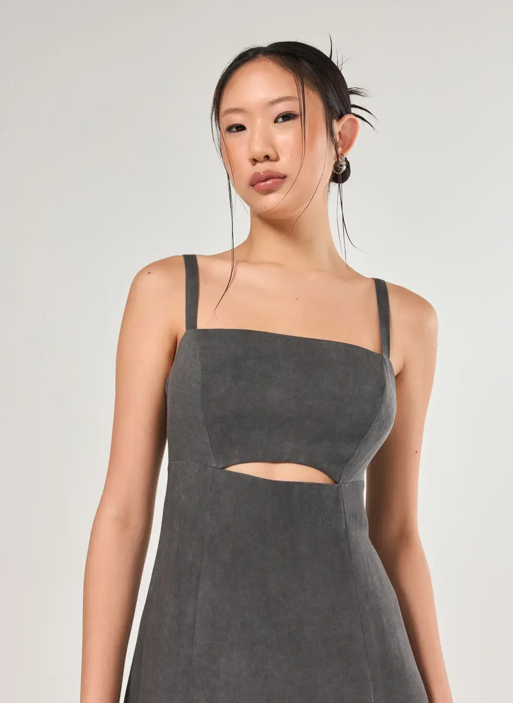 Vestido Midi Em Tecido Estonado