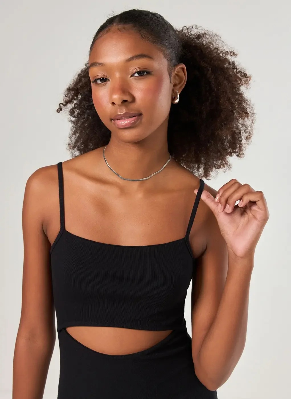 Vestido Tubinho Midi Com Abertura