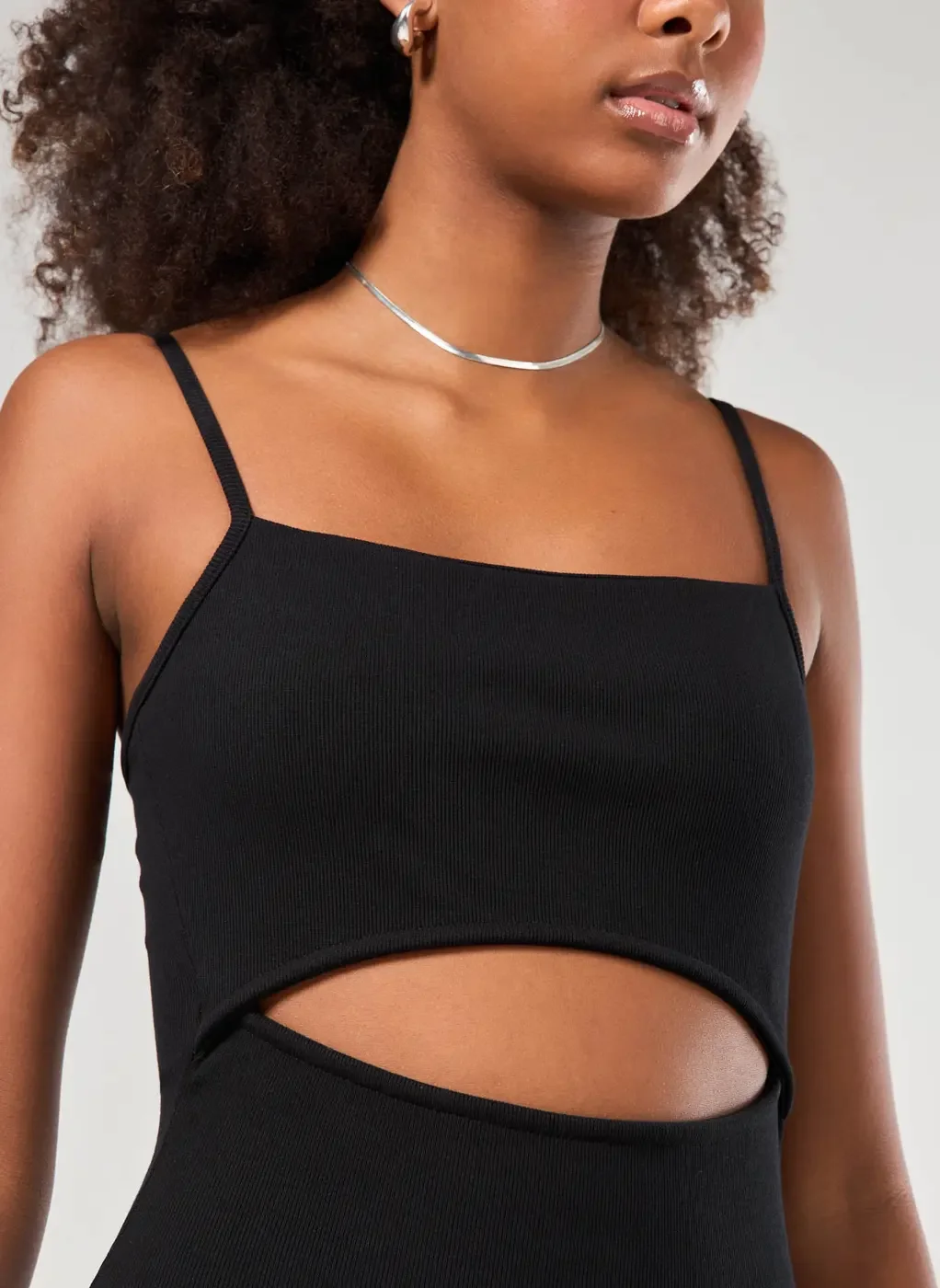 Vestido Tubinho Midi Com Abertura