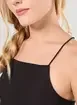 Blusa Preta Alcinhas Cruzadas