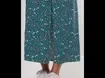 Saia Midi Verde Com Florzinhas