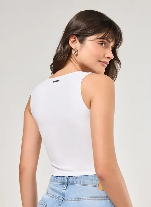 Regata Halter Barra Arredondada