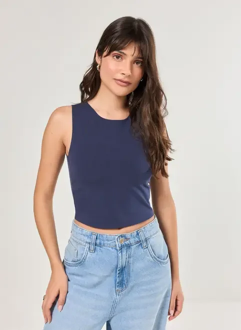 Regata Halter Barra Arredondada