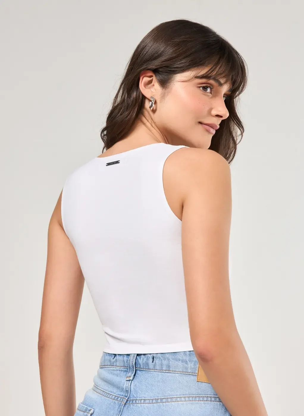 Regata Halter Barra Arredondada