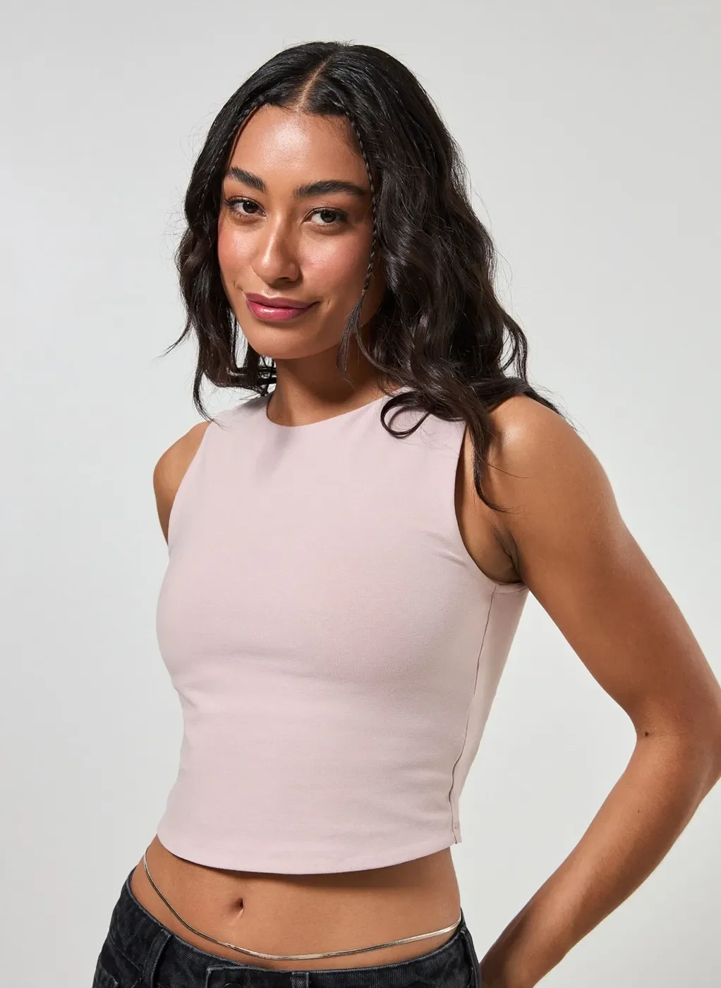 Regata Halter Barra Arredondada