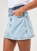 Saia Jeans Com Cós Duplo