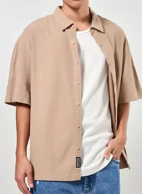 Camisa Box De Manga Curta