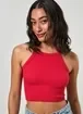 Cropped Halter Seamless Estruturado