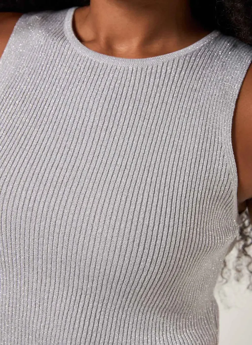 Regata Tricô Metalizado