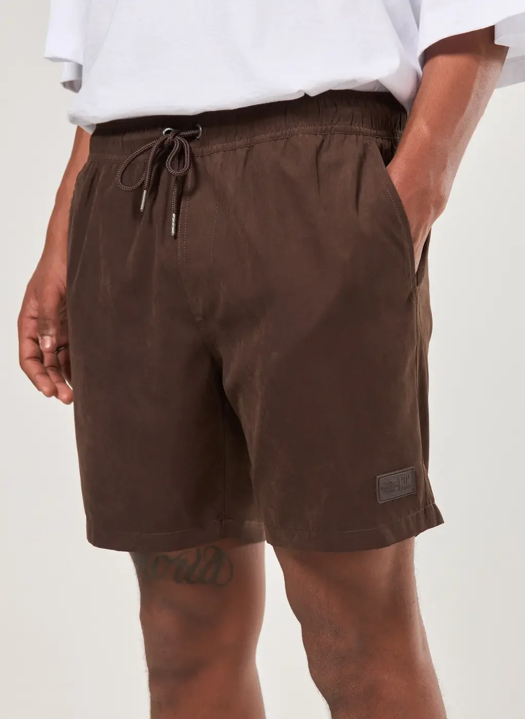 Bermuda Em Tecido Estonado