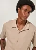 Camisa De Manga Curta Atoalhada