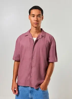 Camisa Box Estonada Em Linho